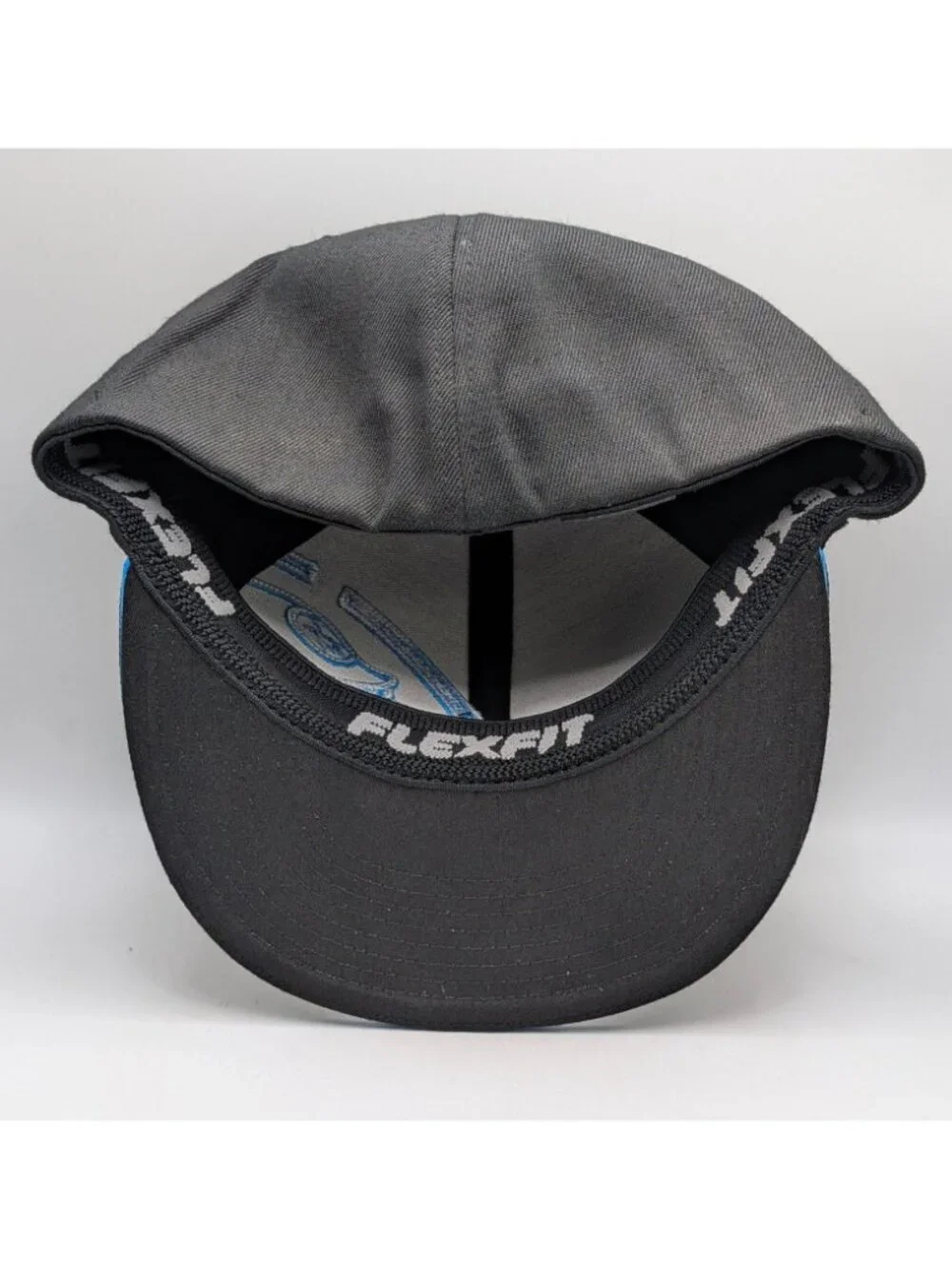 Metal Mulisha Hat Adult Flexfit L/XL Black Blue Cap Skull Motocross Retro Y2K